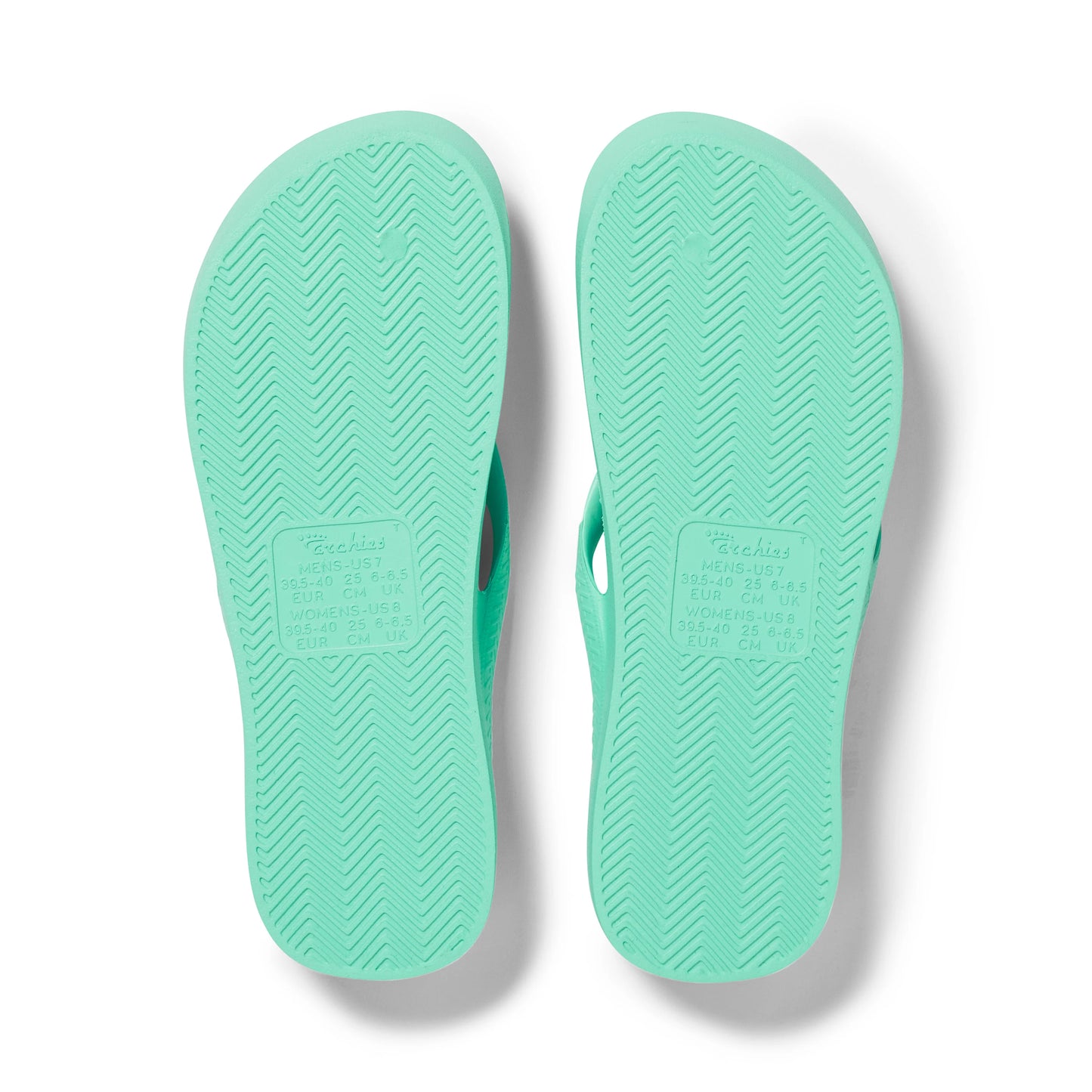 Archies Arch Support Jandals Mint Womens