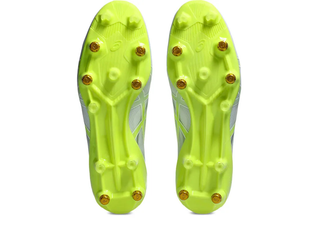 Asics Menace 5 Hybrid White/Safety Yellow Boots