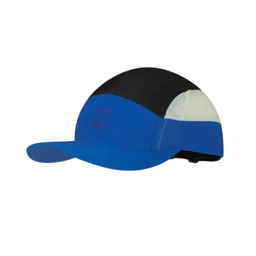 Buff 5 Panel Go Cap - Domus Blue
