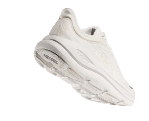Hoka Bondi 9 Wide (D) White Womens