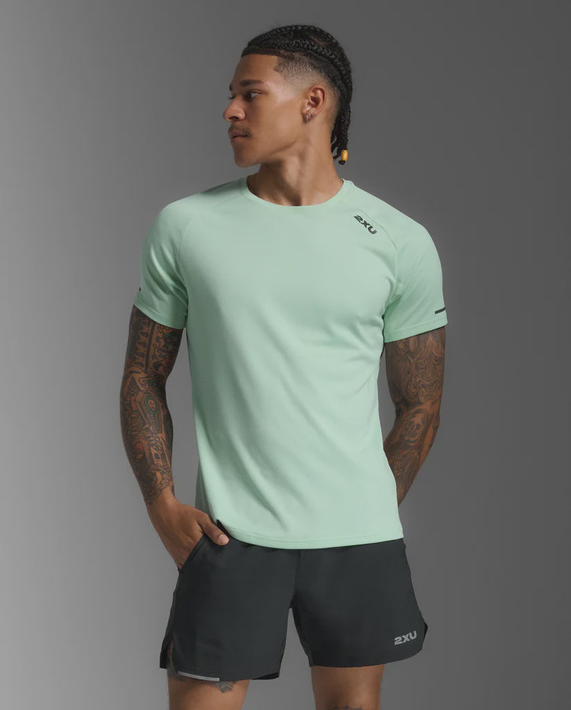 2XU Aero Tee Mint Mens