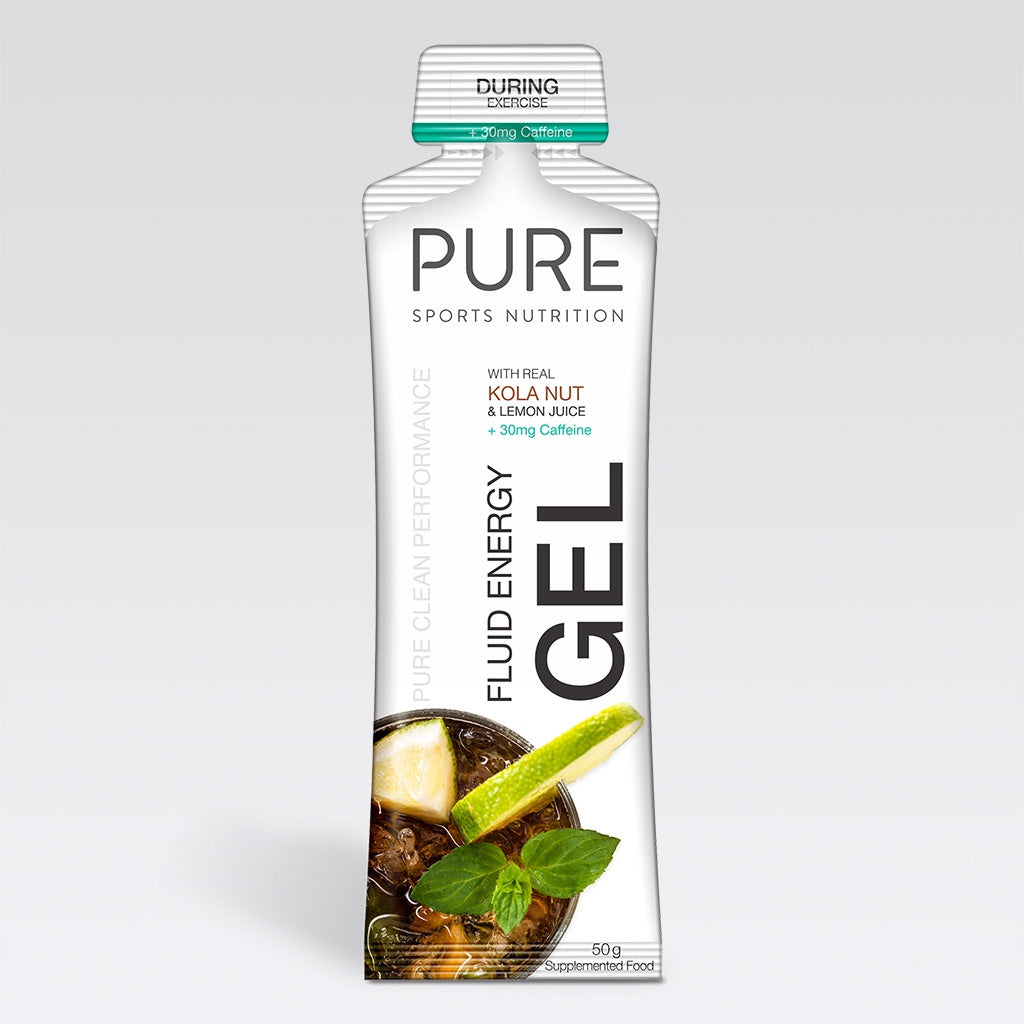 Pure Fluid Energy Gel - Cola (+ Caffeine) 50g