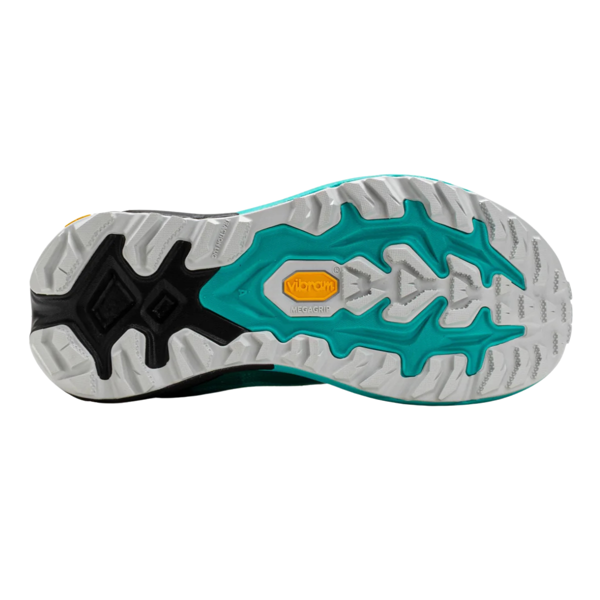 Hoka Mafate 5 Black / Electric Aqua Womens