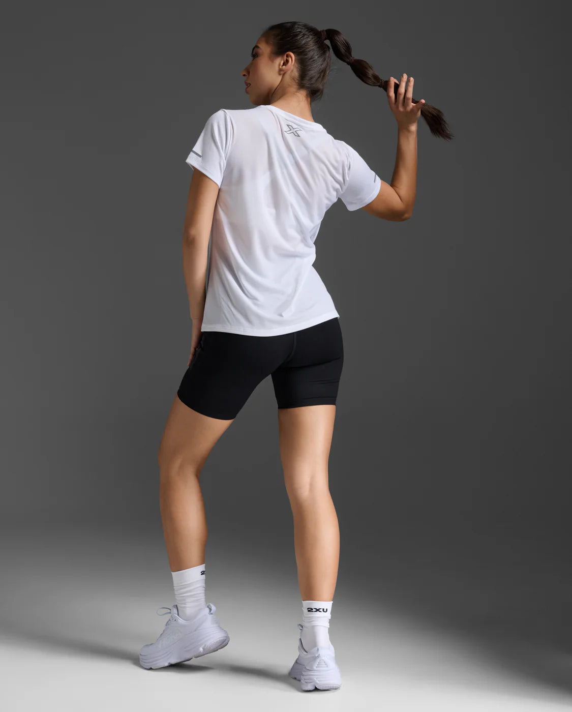 2XU Aero Tee White Womens