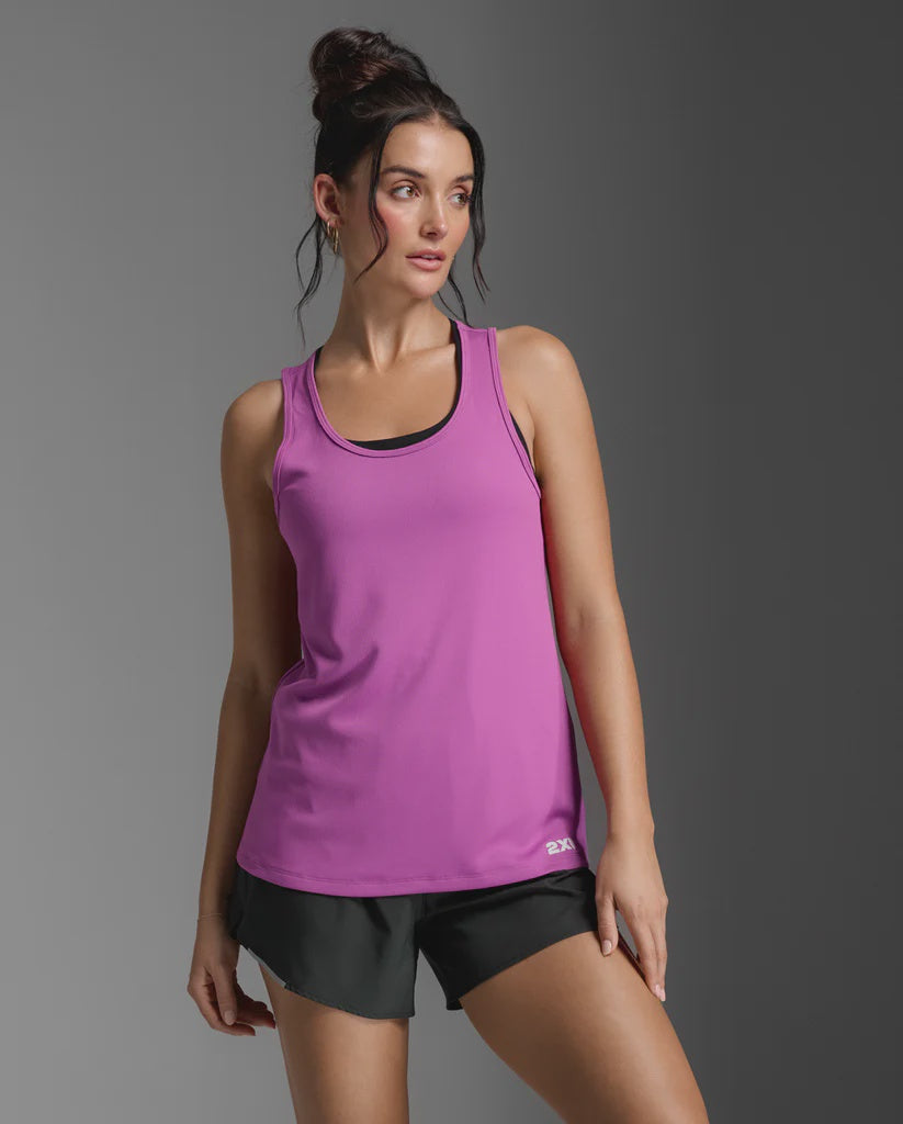 2XU Aero Singlet Violet Womens
