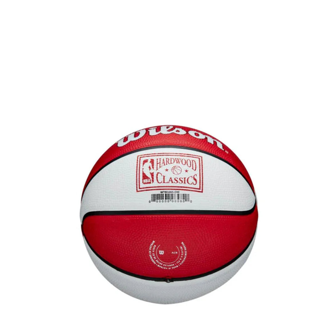 Wilson NBA Team Retro Mini Basketball Chicago Bulls Size 3