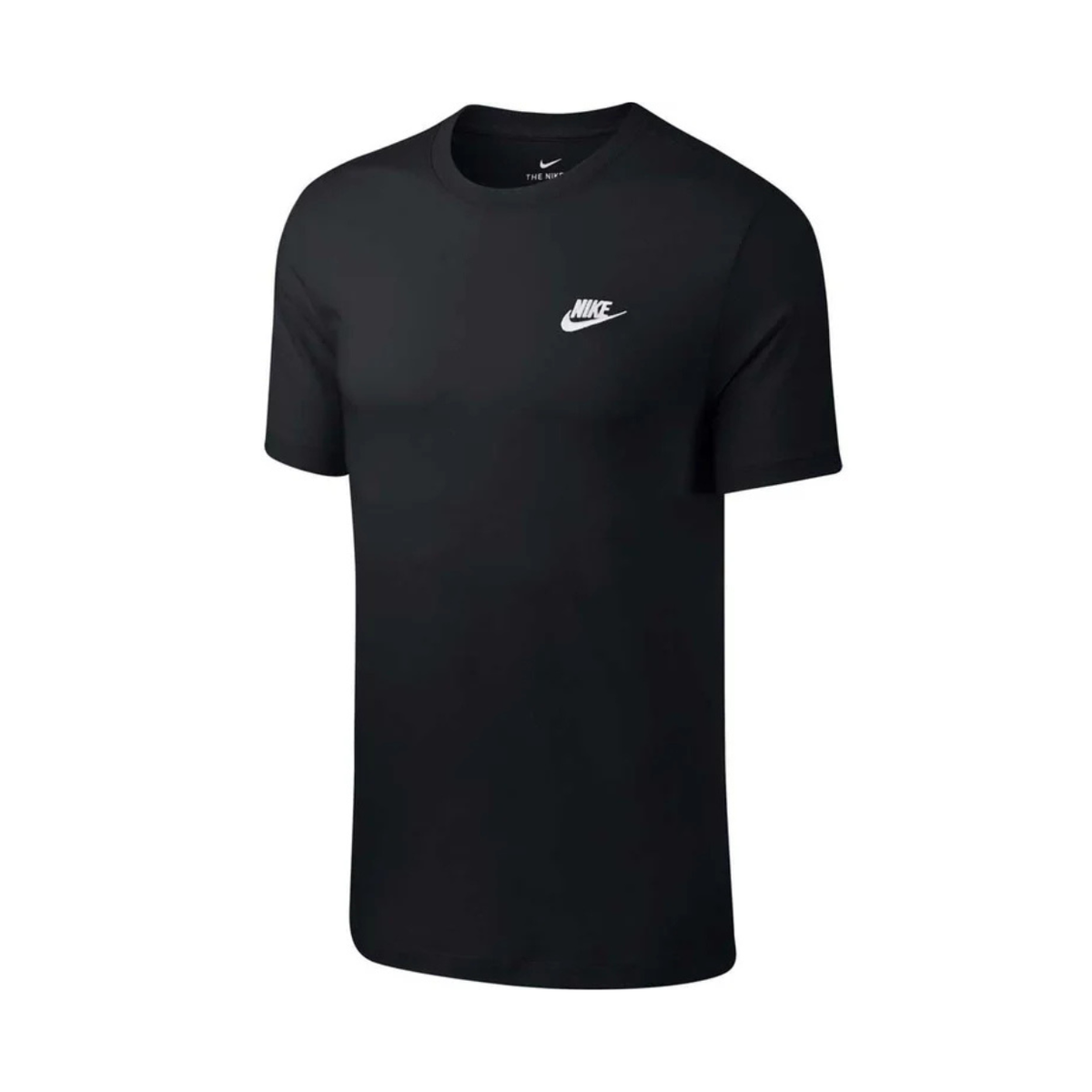 Nike Sportswear Club Black Tee Mens