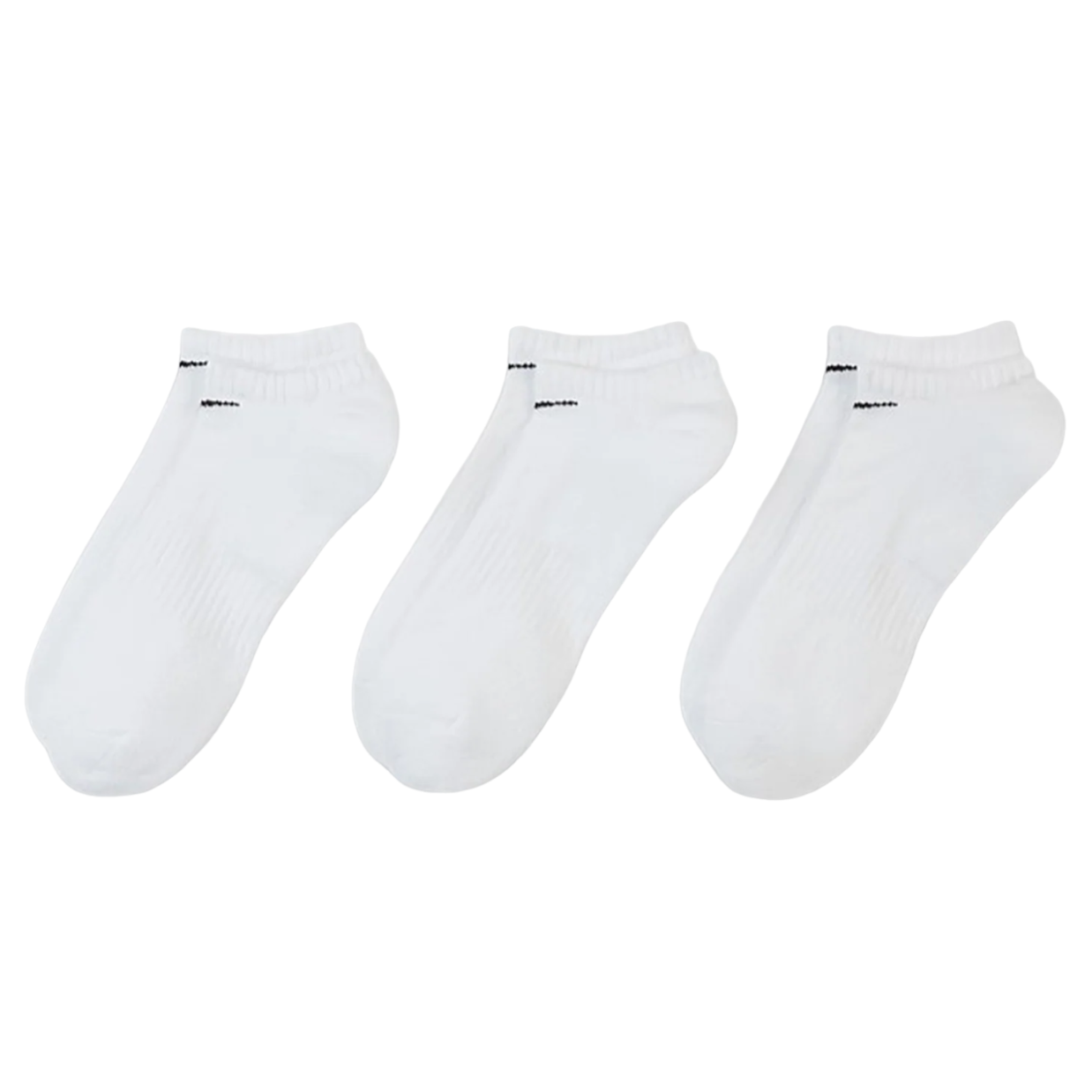 Nike Everyday Cushion No Show Sock 3 Pack White