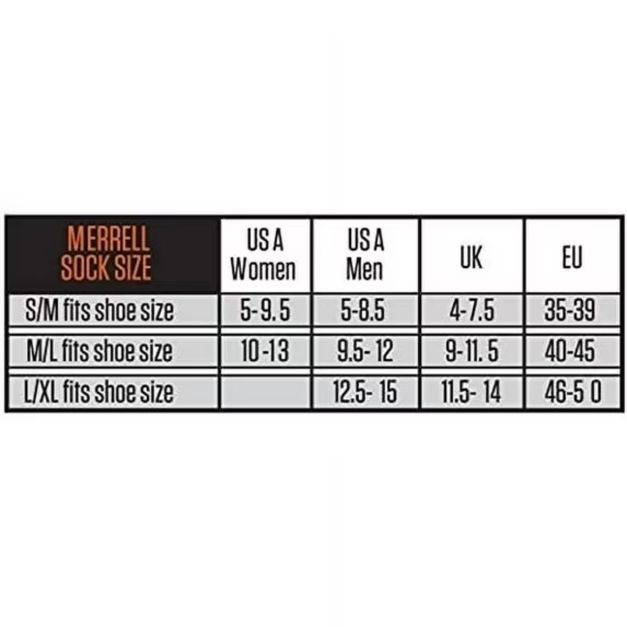 Merrell Graduated Compression Hiker OTC Sock