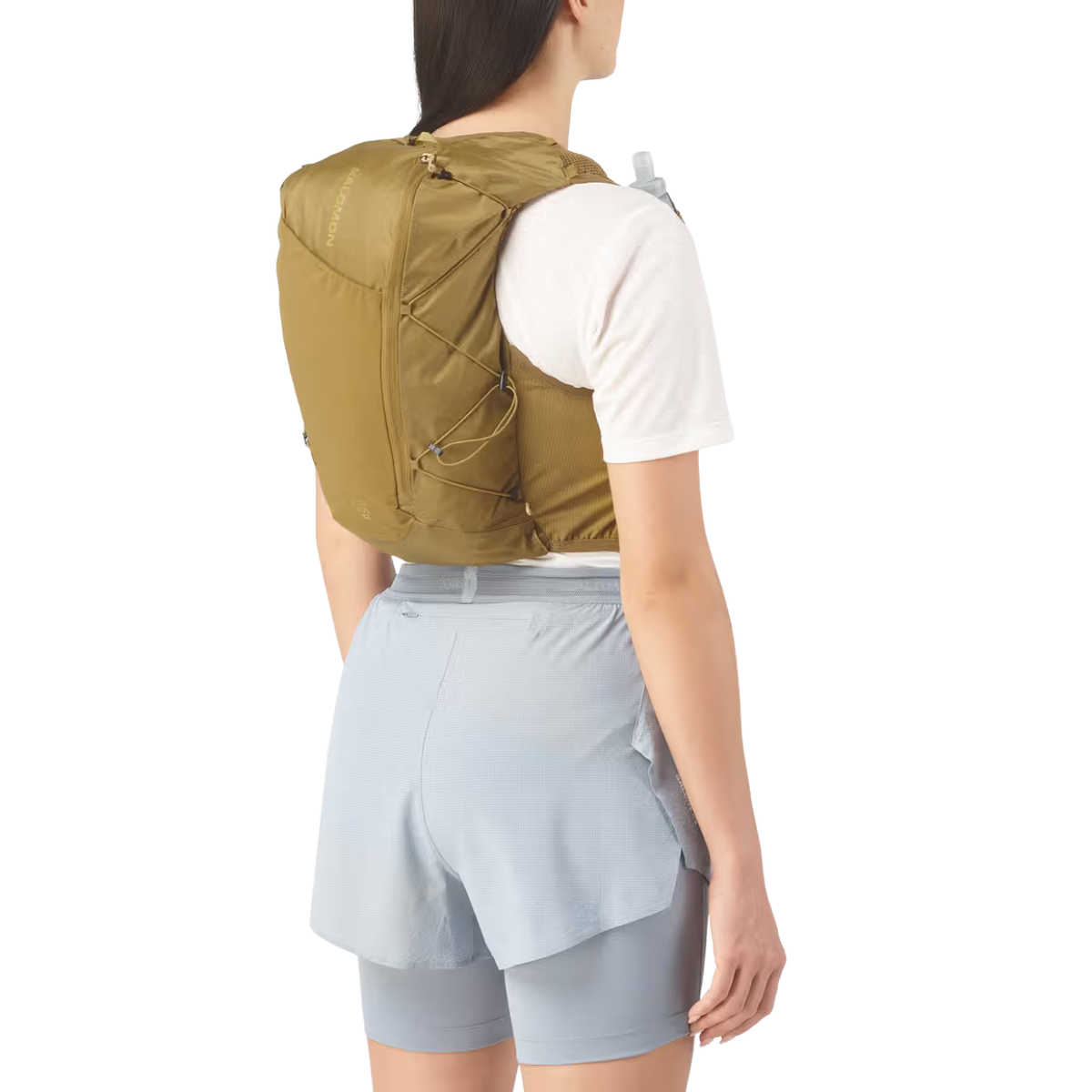 Salomon Active Skin 12 Set with Flasks - Brilliant Olive