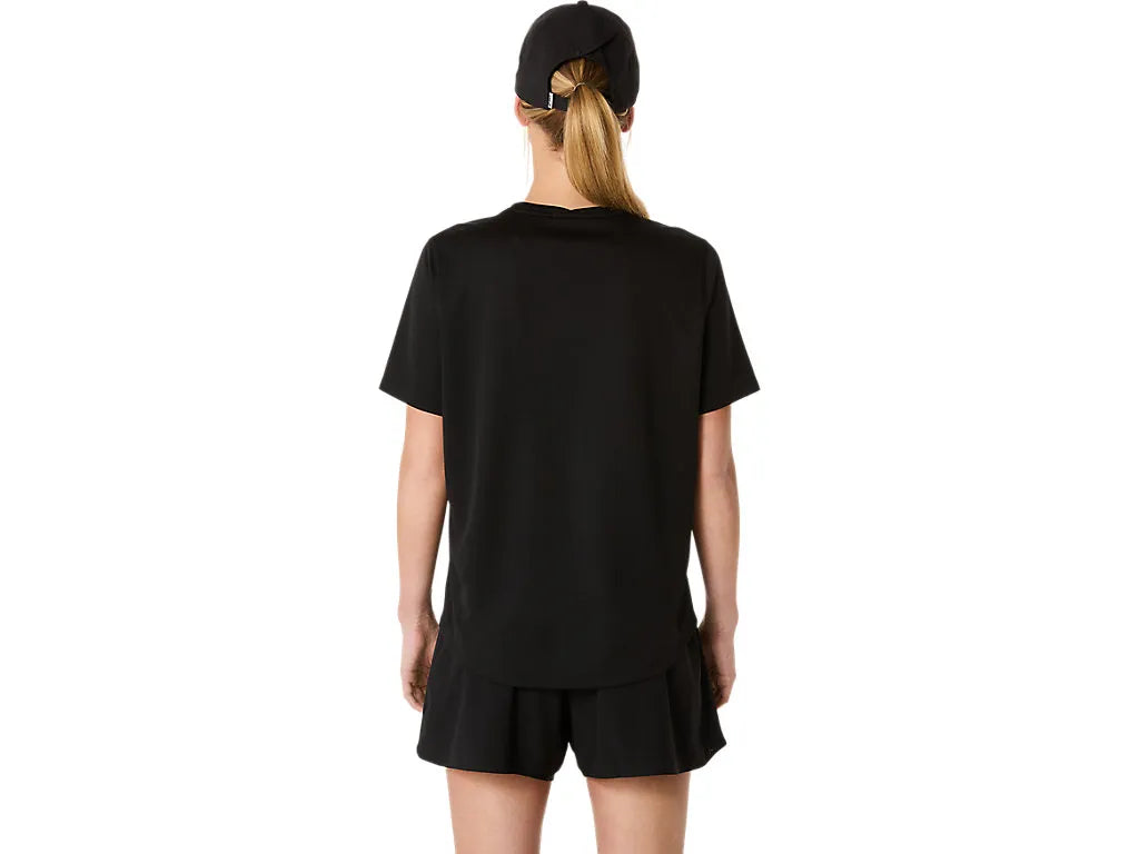 Asics Silver SS Top Performance Black Womens