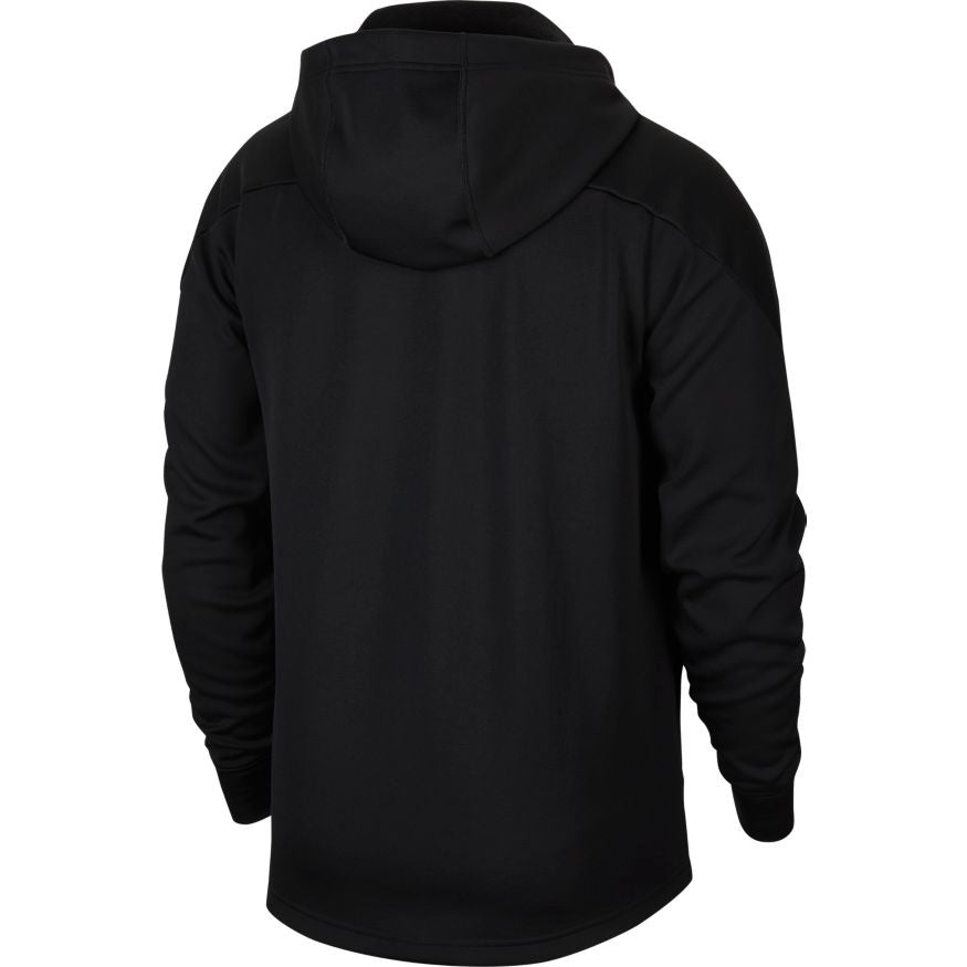 Nike Therma Full Zip Hoodie Black/Dark Grey Mens