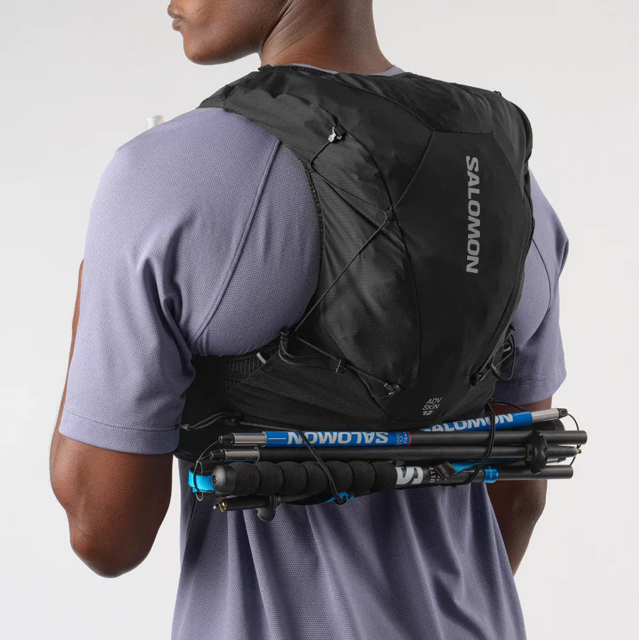 Salomon Adv Skin 12 Set Vest with Bottles - Black