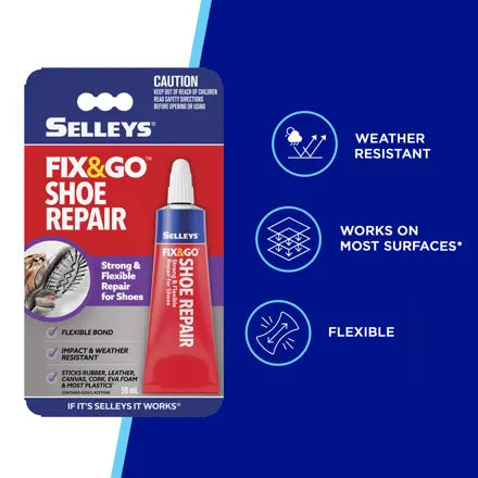Selleys Fix & Go Shoe Glue Repair 50ml