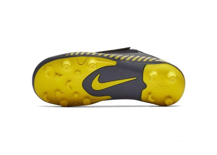 Nike JR Vapor 12 Club PS (V) FG Grey/Yellow Kids