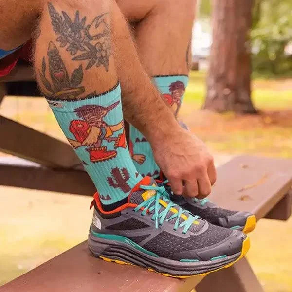 Injinji Trail Midweight Crew Sock Mojave Graphic