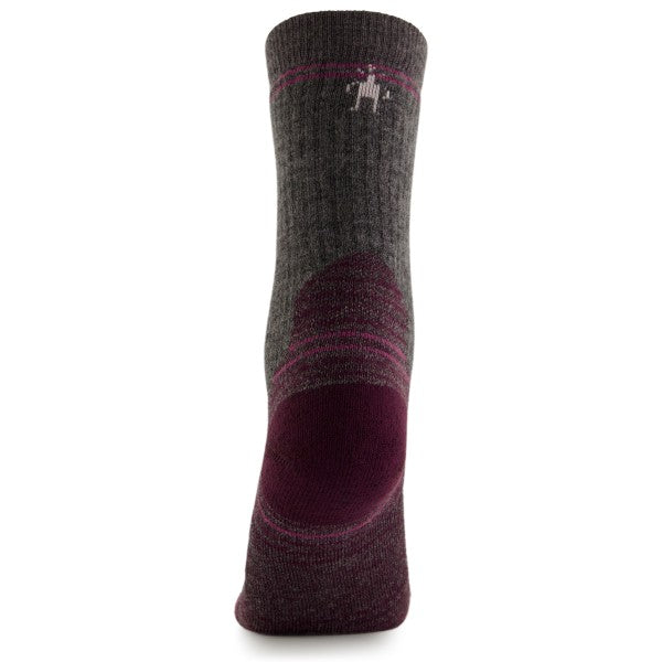 Smartwool Hike Full Crew Purple/Grey Socks Womens