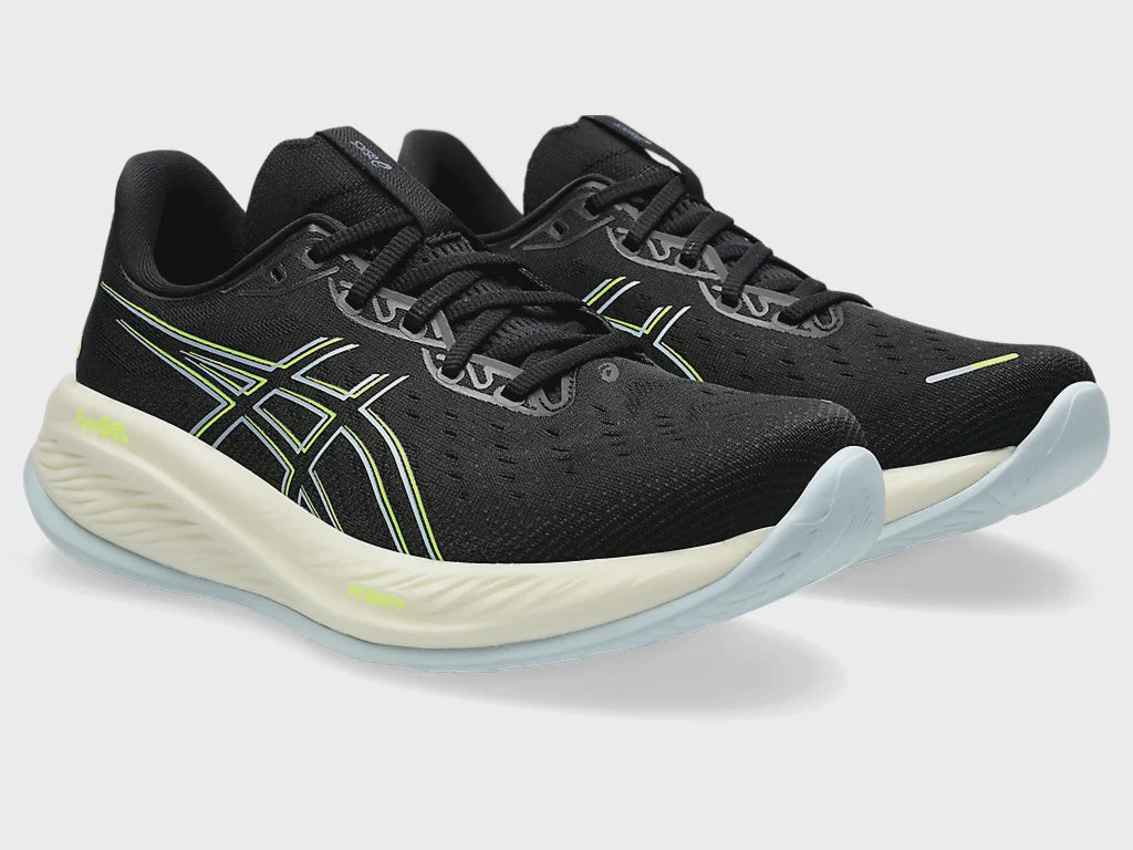 Asics Gel-Cumulus 26 (2E) Black / Safety Yellow Mens (LAST PAIR US 11)