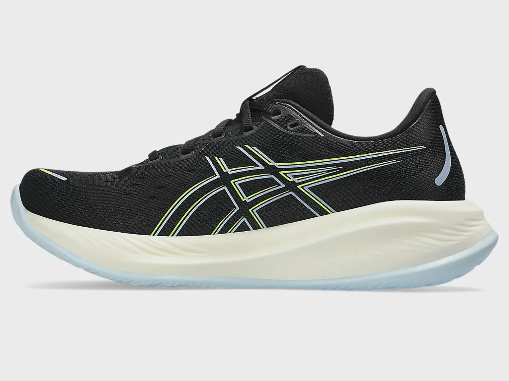 Asics Gel-Cumulus 26 (2E) Black / Safety Yellow Mens (LAST PAIR US 11)