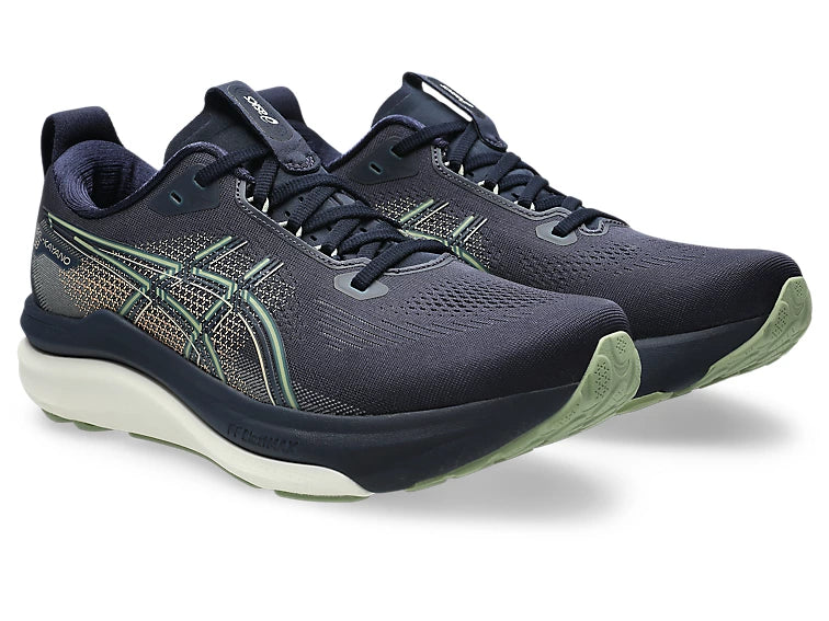 Asics Gel-Kayano 33 Wide (2E) Midnight / Khaki Green Mens