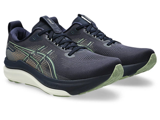 Asics Gel-Kayano 33 Wide (2E) Midnight / Khaki Green Mens