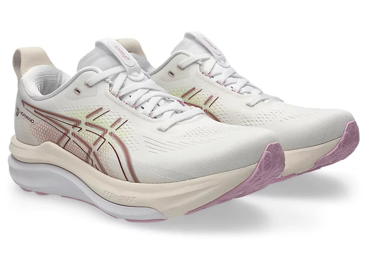 Asics Gel-Kayano 33 White / Hazy Lilac Womens