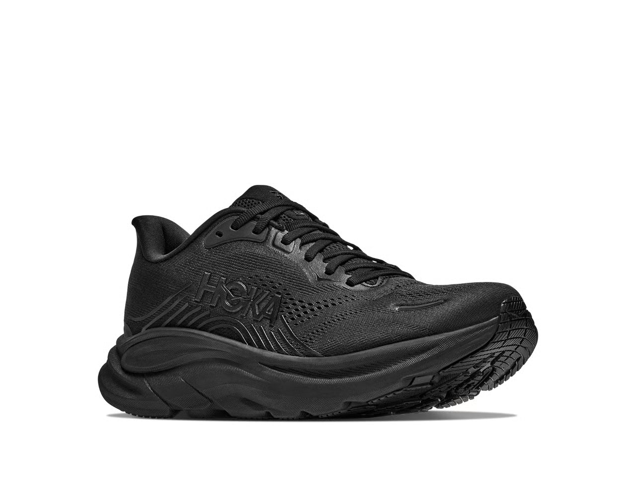 Hoka Clifton 11 Wide (2E) Black Mens