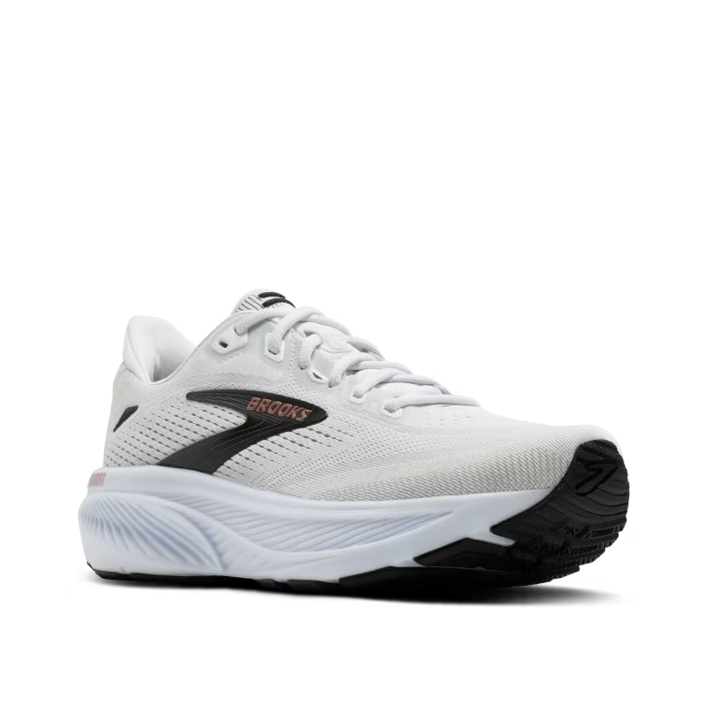Brooks Ghost 18 White / Black / Rose Gold Womens