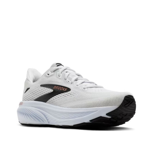 Brooks Ghost 18 White / Black / Rose Gold Womens