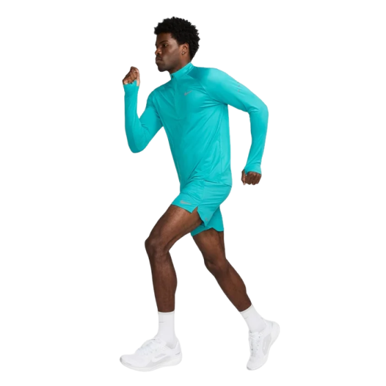 Nike Stride 1/4-Zip Running Top Blue Mens