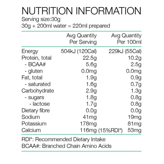 Pure Whey Protein 30g - Vanilla