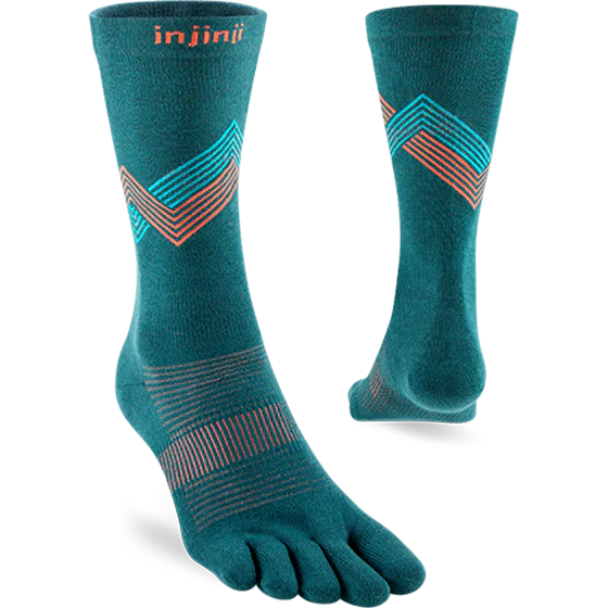 Injinji Run Lightweight Crew Sock Lagoon