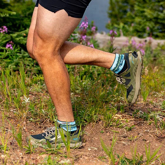 Injinji Trail Midweight Mini-Crew Sock Loon Graphic