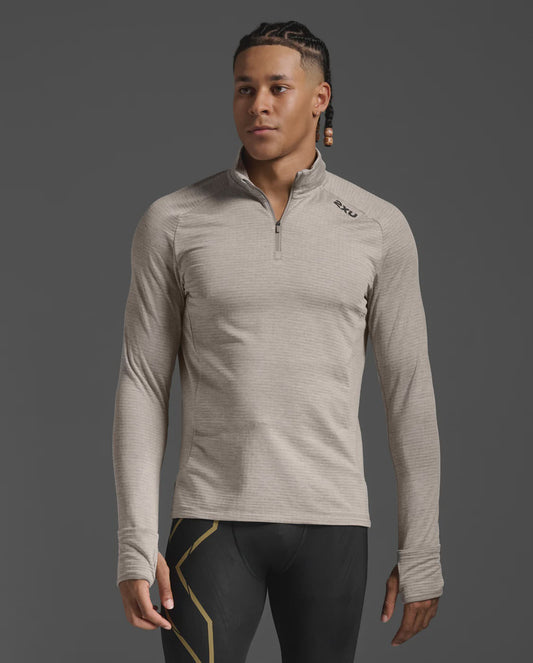 2XU Ignition 1/4 Zip Carbon Mens