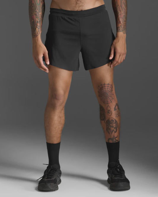 2XU Light Speed Stash 5 Inch Shorts BLK / BRF Mens