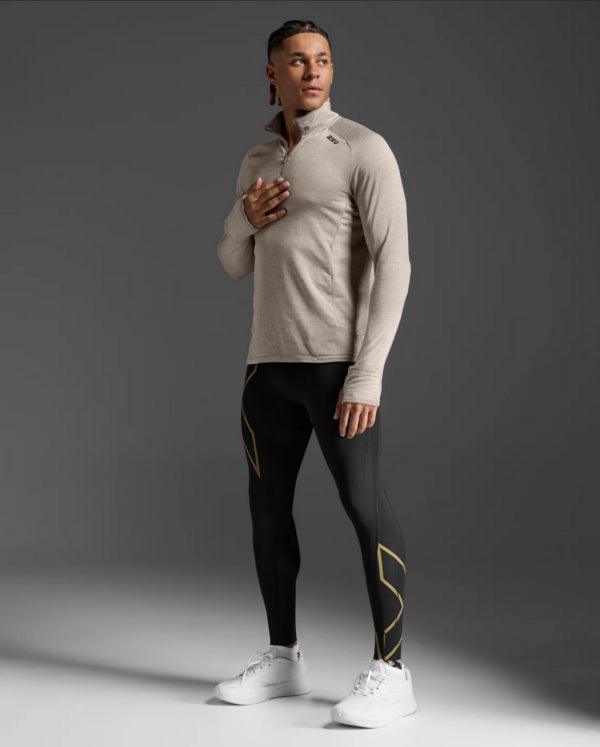 2XU Ignition 1/4 Zip Carbon Mens