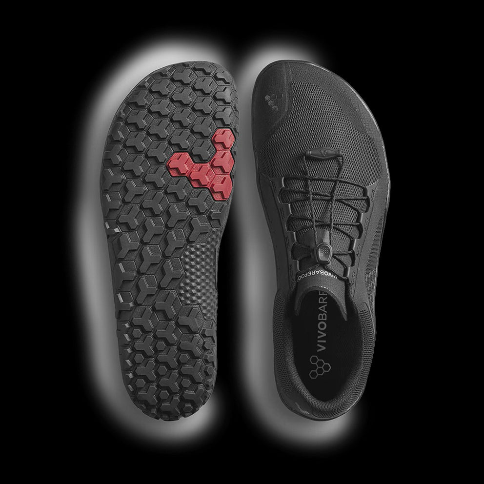 Vivobarefoot Primus Trail FG 3.5 Obsidian Mens