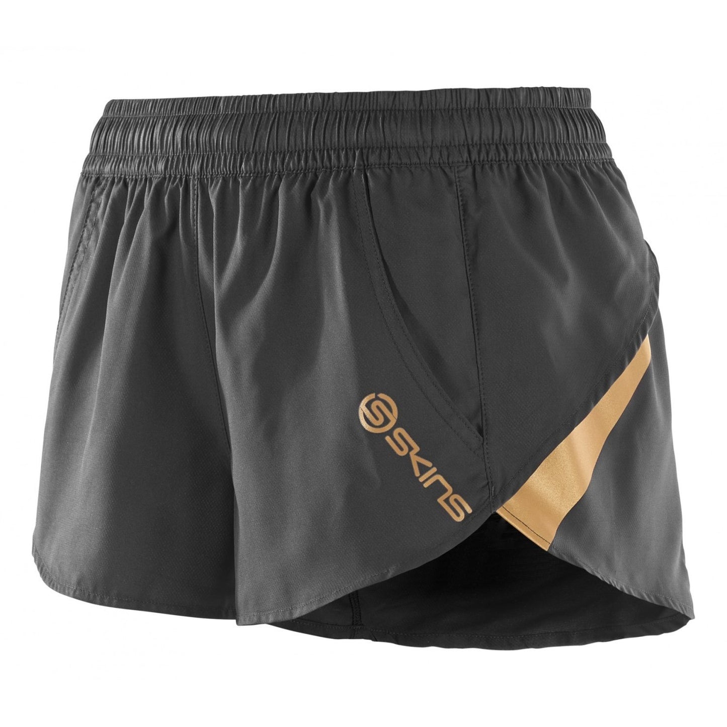 Skins Rush Shorts Black/Gold Womens