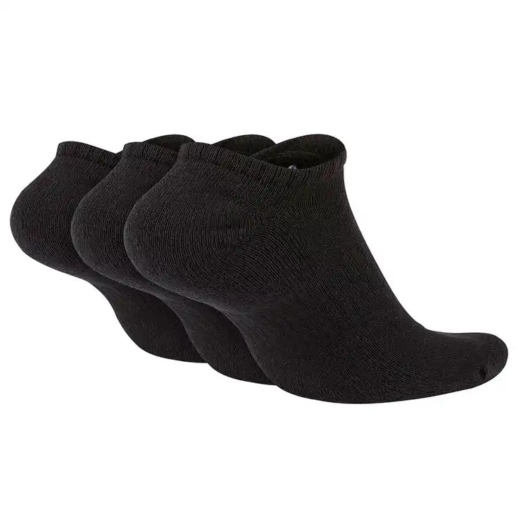 Nike Everyday No Show 3 Pack Black Socks