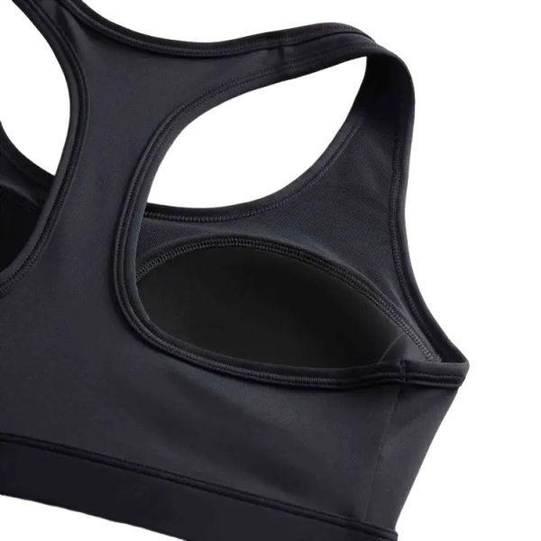 Nike Dri-Fit Swoosh Bra Black Medium Support Womens