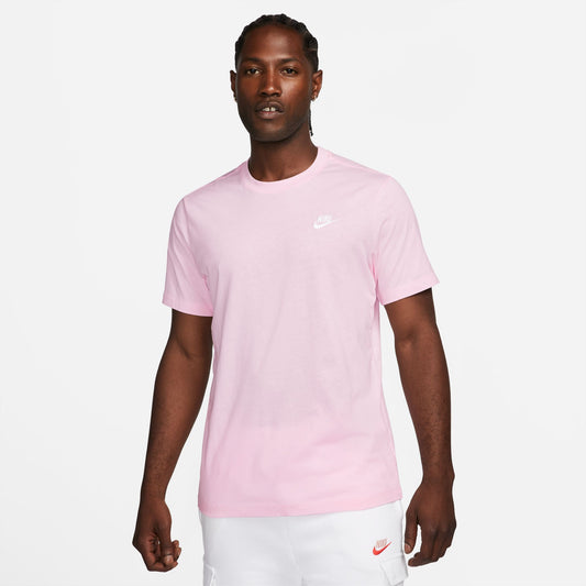 Nike Sportswear Club Pink Tee Mens