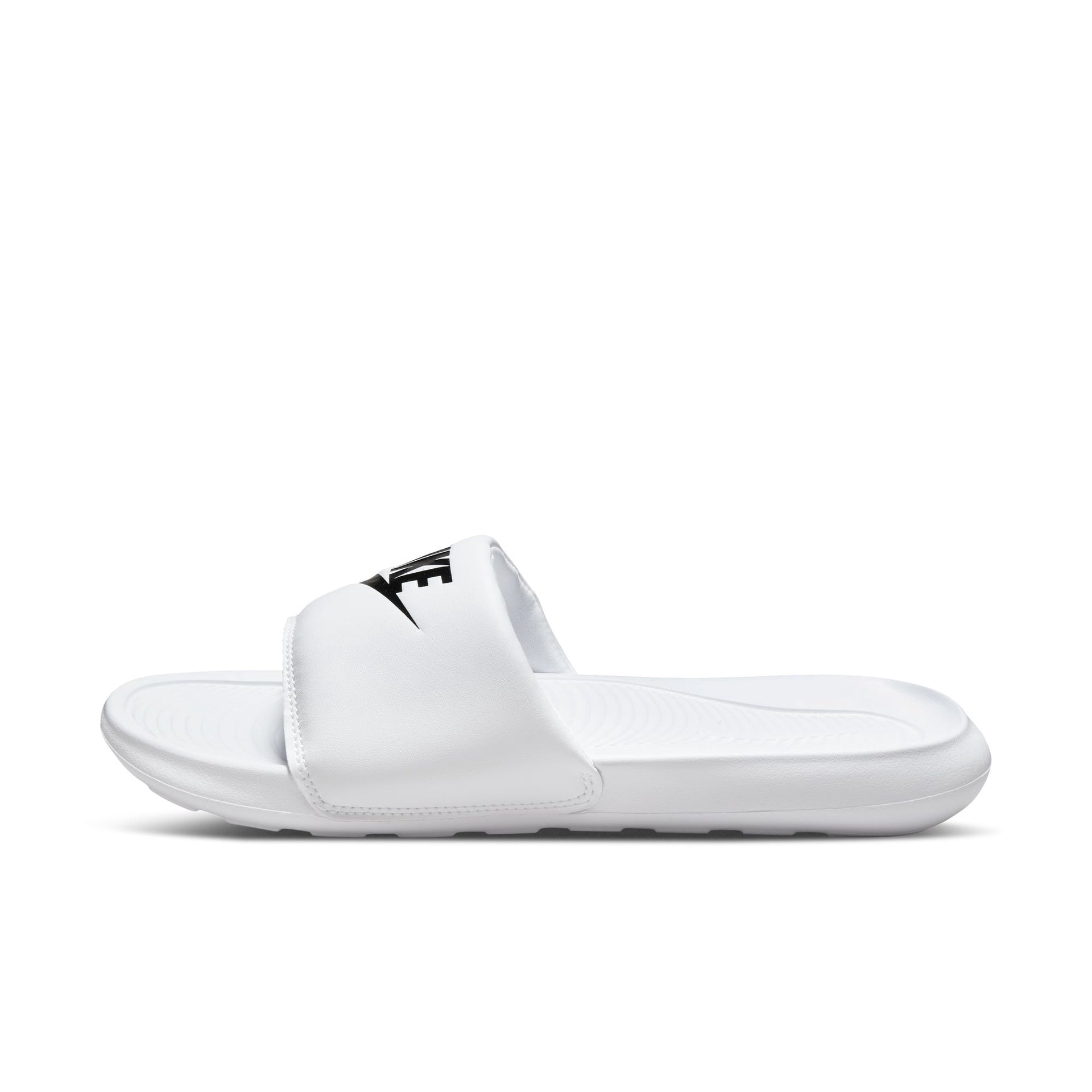Nike Victori One Slides White/Black Womens