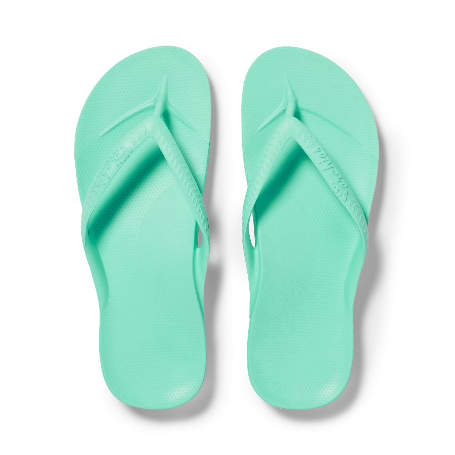 Archies Arch Support Jandals Mint Womens