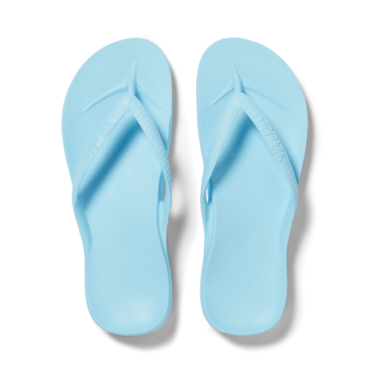 Archies Arch Support Jandals Sky Blue Womens