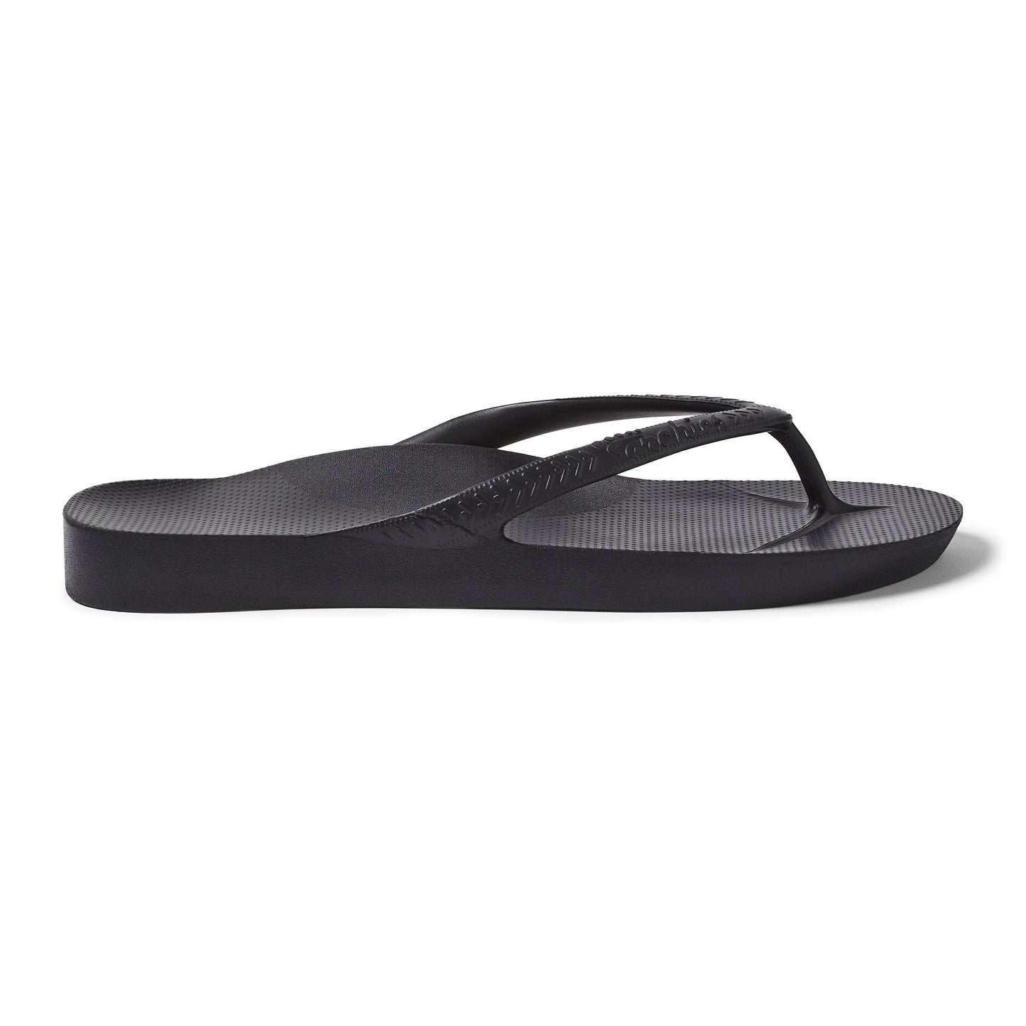 Archies Arch Support Jandals Black Unisex