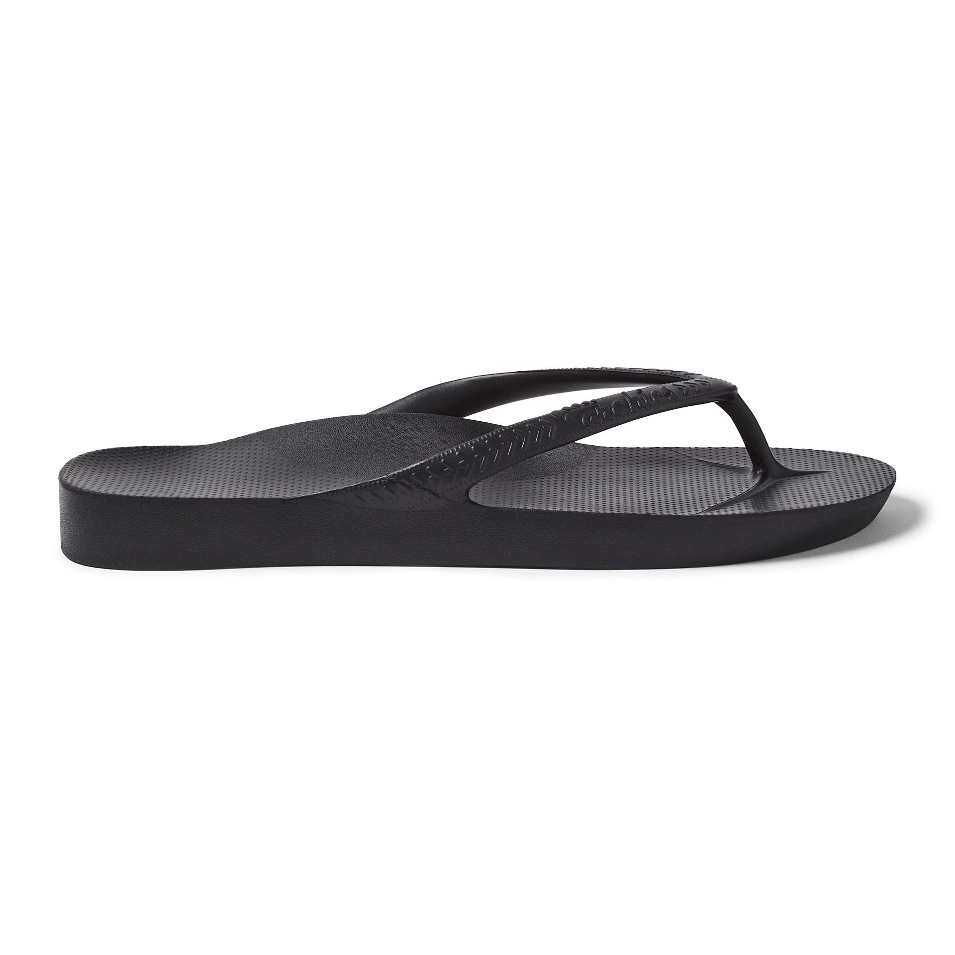 Archies Arch Support Jandals Black Unisex