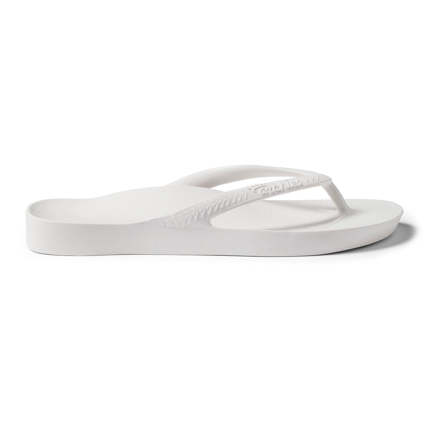 Archies Arch Support Jandals White Unisex
