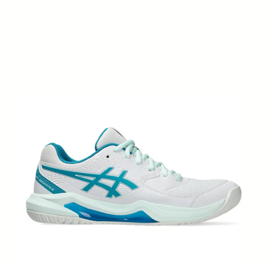 Asics Gel-Dedicate 8 White/Teal Womens