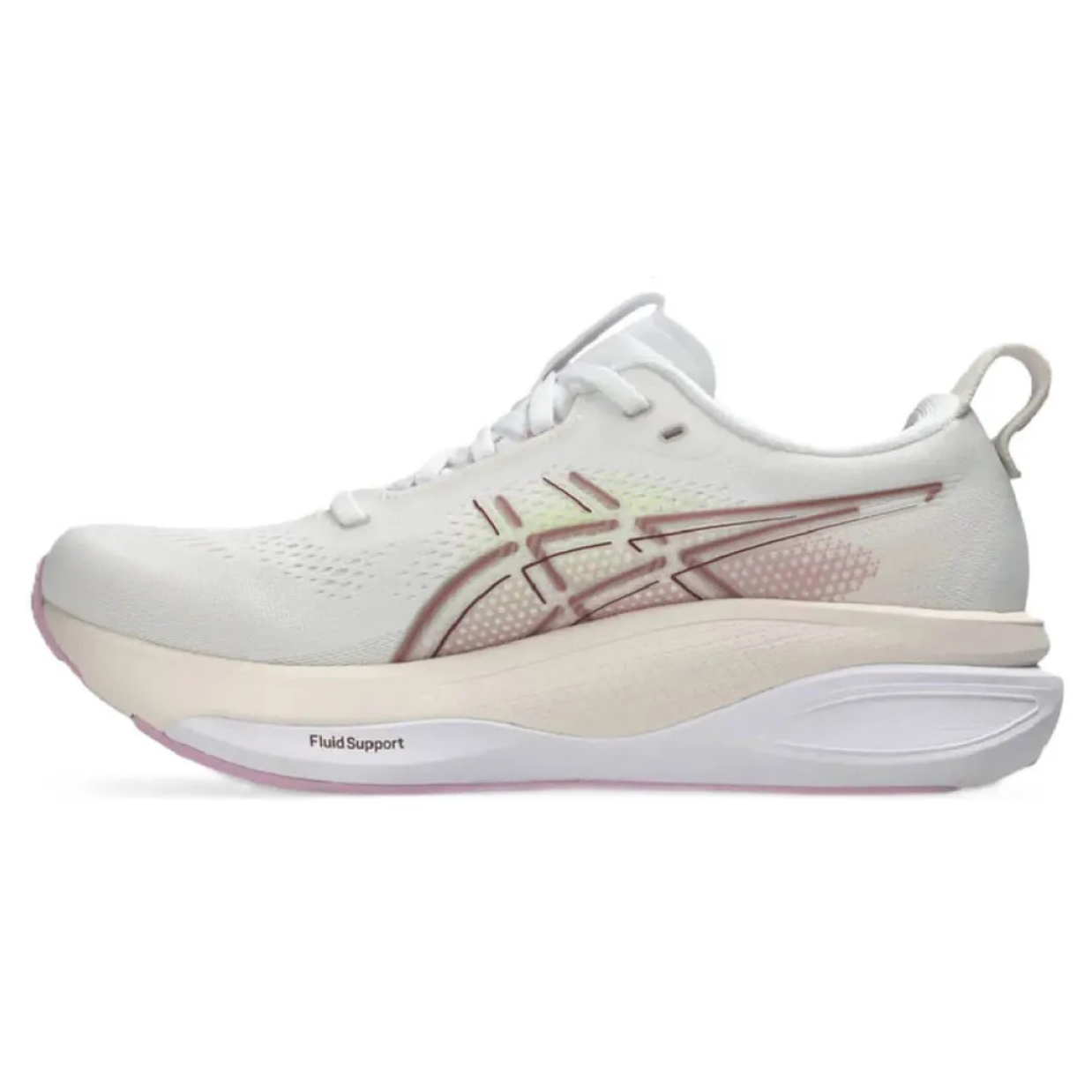 Asics Gel-Kayano 33 Wide (D) White / Hazy Lilac Womens