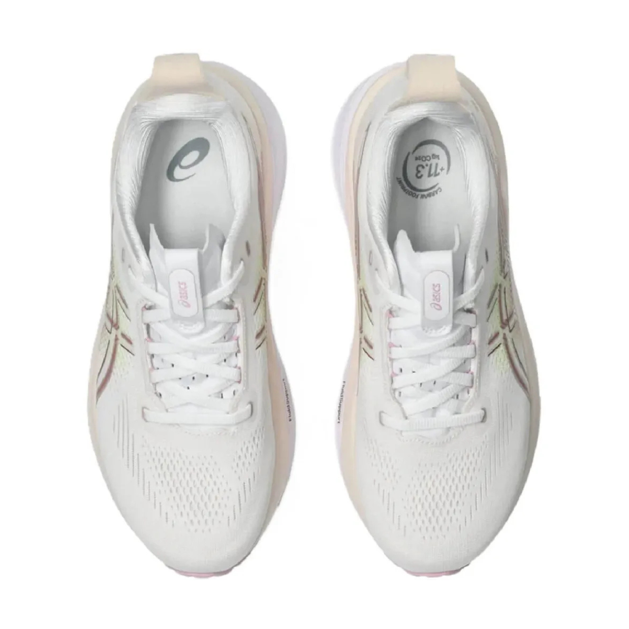 Asics Gel-Kayano 33 Wide (D) White / Hazy Lilac Womens